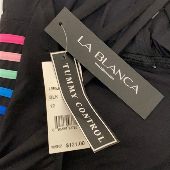 La Blanca Womens Spectrum Crossback One-Piece - Picture 6 of 8